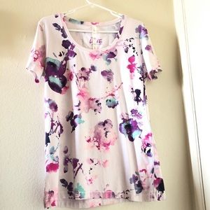 Lululemon Blurred Blossom Shirt Size 12